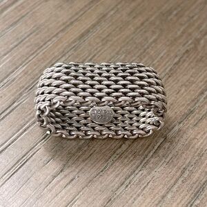 EUC T&CO Sterling Silver Somerset Mesh Ring Authentic
